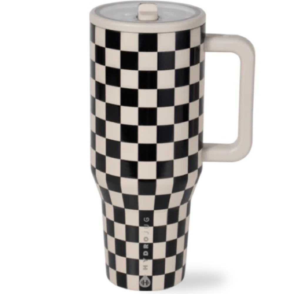 Checkered 40 oz HydroJug traveler